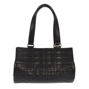 Chanel Black Lambskin Choco Bar Handbag NQ03589